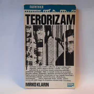 Terorizam — Mirko Klarin, polovna knjiga