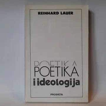 Poetika i ideologija — Rajnhard Lauer, polovna knjiga