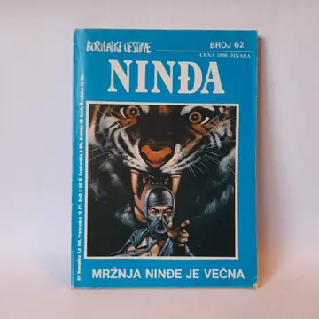 Nindža broj 62, Mržnja nindže je večna, polovna knjiga