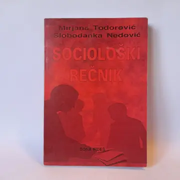 Sociološki rečnik — Mirjana Todorović, S. Nedović, polovna knjiga