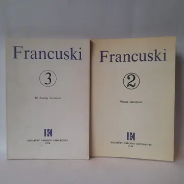 Francuski 2 i 3 — Bojana Jakovljević i Ksenija Jovanović, polovna knjiga