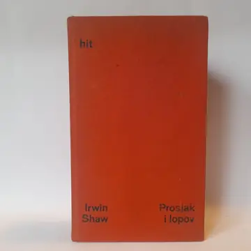 Prosjak i lopov — Irvin Šo, polovna knjiga