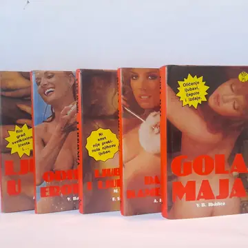 Odabrani ljubavni romani 1-5, polovna knjiga