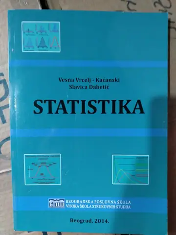 Statistika — Vesna Vrcelj-Kaćanski, Slavica Dabetić, polovna knjiga