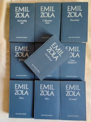Odabrana dela, 1-10 komplet — Emil Zola, polovna knjiga