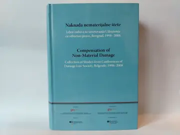 Naknada nematerijalne štete — Grupa autora, polovna knjiga