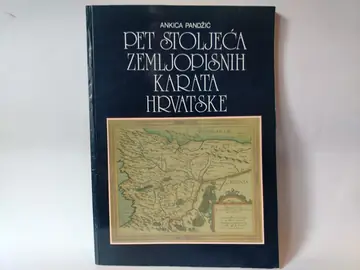 Pet stoljeća zemljopisnih karata Hrvatske — Pandžić, polovna knjiga