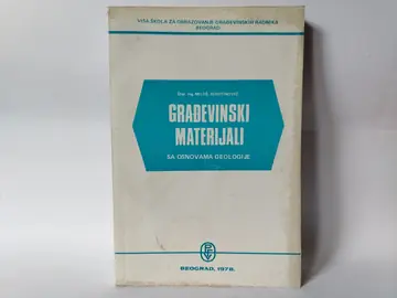 GRADJEVINSKI MATERIJALI SA osnovama geologije — Grupa autora, polovna knjiga