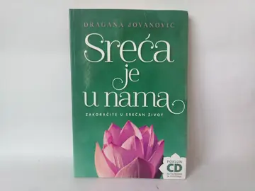 Sreća je u nama + CD — Dragana Jovanović, polovna knjiga