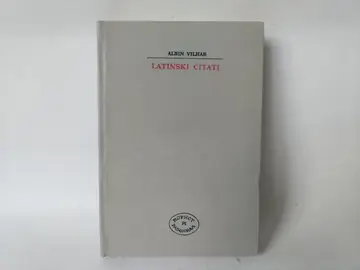 Latinski citati — Albin Vilhar, polovna knjiga