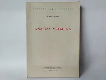 Analiza vremena — Đuro Radinović, polovna knjiga