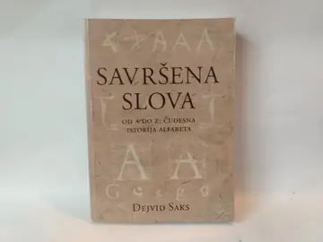 Savršena slova — istorija alfabeta — Dejvid Saks, polovna knjiga