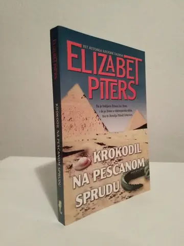 Krokodil na peščanom sprudu — Elizabet Piters, polovna knjiga