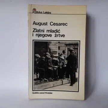 Zlatni mladić — drugi primerak — August Cesarec, polovna knjiga