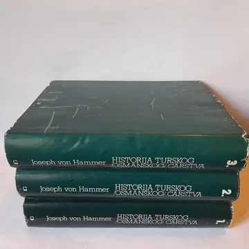 Historija turskog osmanskog carstva 1-3 — Jozef fon Hamer, polovna knjiga