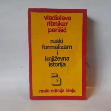 Ruski formalizam i književna istorija — Vladislava Ribnikar, polovna knjiga